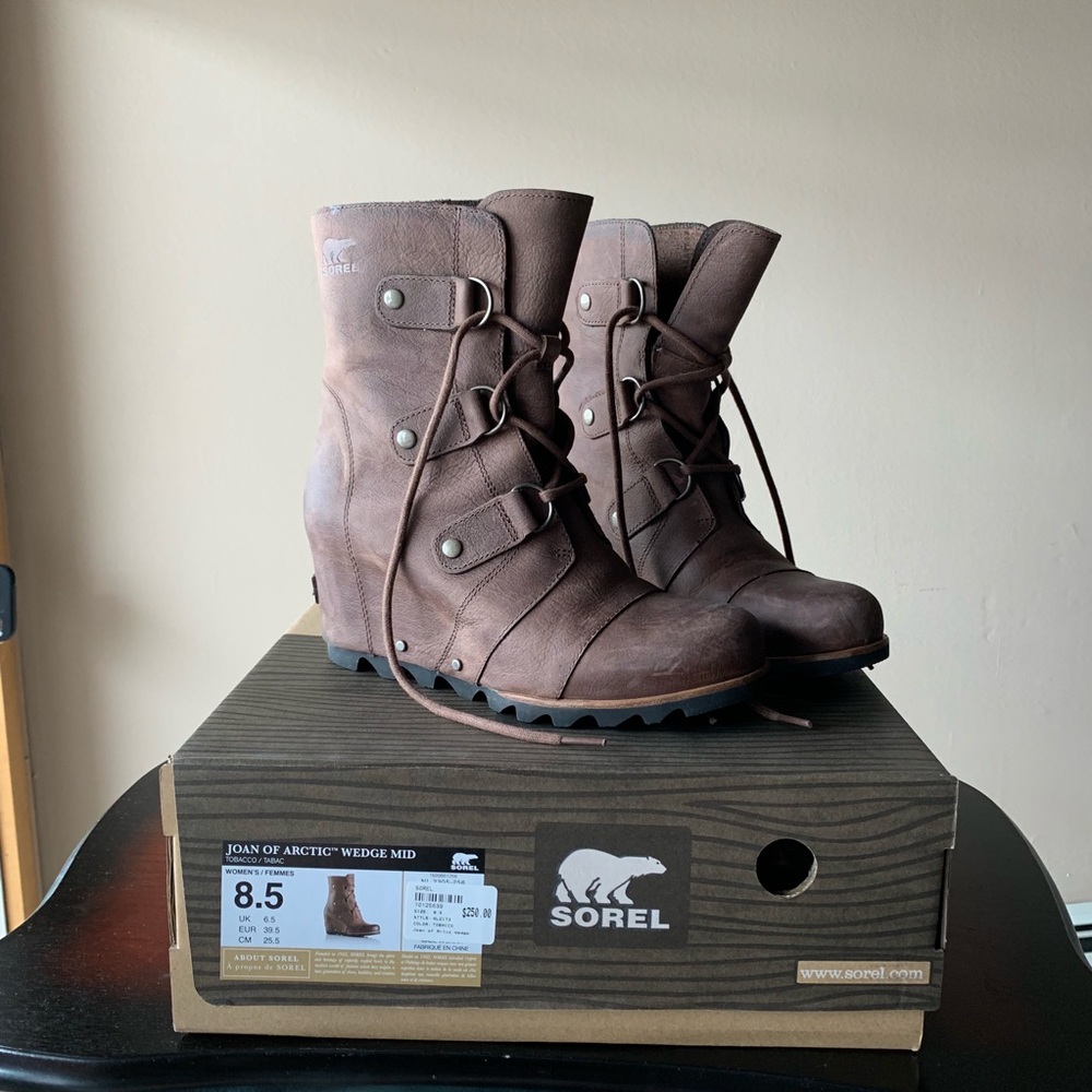 Sorel Joan or Arctic Wedge Booties